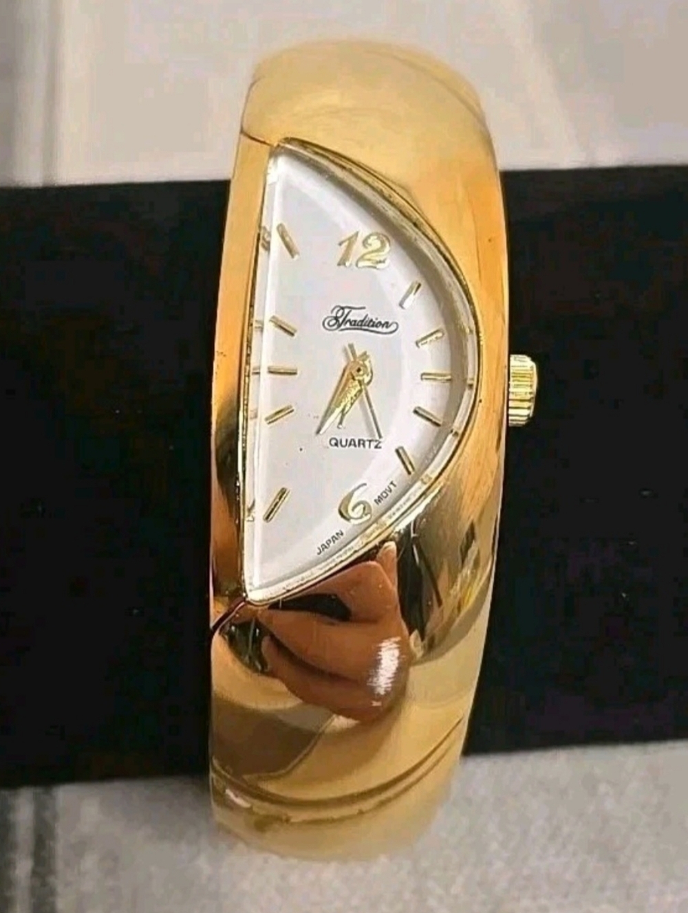 Women's Tradition Gold-tone Cuff Watch Lady's